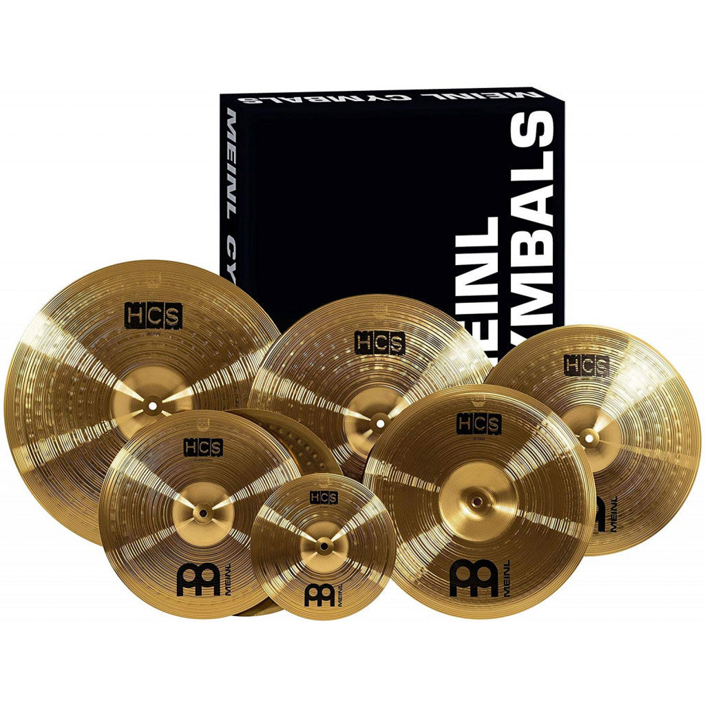Meinl Cymbals- HCS-SCS Cymbal Set (14" Hats, 10" Splash, 16" Crash, 18" Crash, 20" Ride, 16" China)