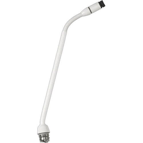 Shure MX410 Microflex 10” Gooseneck Condenser Microphone (White) No Capsule No Preamp LED (Red)