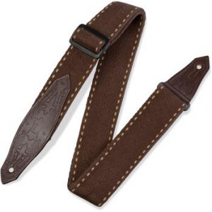 Levy's MSSC80-BRN Cotton Guitar Straps