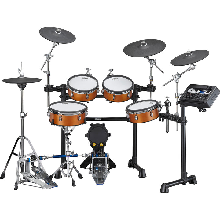 Yamaha DTX8KMRW Electronic Drum Kit with DTX-PRO, DTP8-M Mesh Pads, DTC8 Cymbals and Hardware - Real Wood