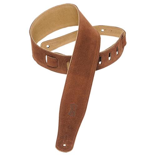 Levy's MS26-BRN Suede Leather Guitar Straps