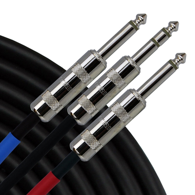 RapcoHorizon Y-Cables TRS (1/4"-TS 1/4")