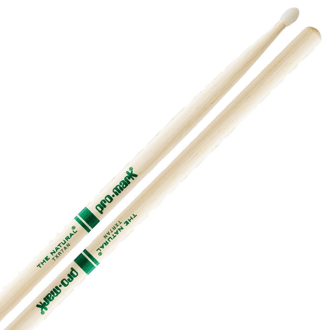 Promark TXR7AN - Promark American Hickory 7A Nylon Tip Drumsticks