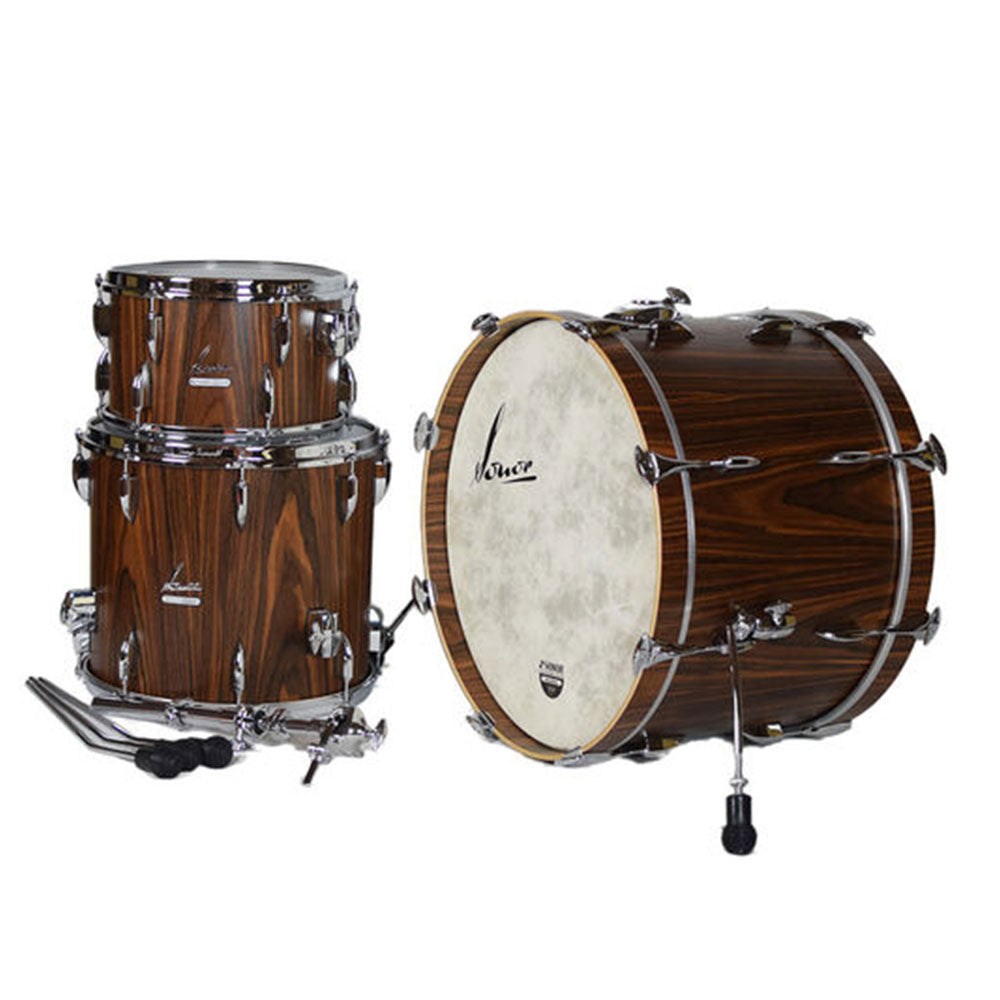 Sonor Vintage VT-Three22-Shells-WM-RSG Shell Set 3-Piece Drum Kit w/ Tom Mount (No Other Hardware) - Rosewood Semi-Gloss