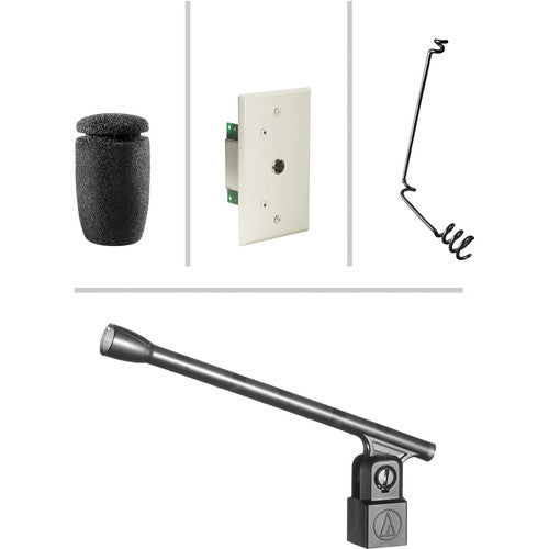 Audio-Technica U853PM Miniature Cardioid Condenser Hanging Microphone (Phantom Power Only)