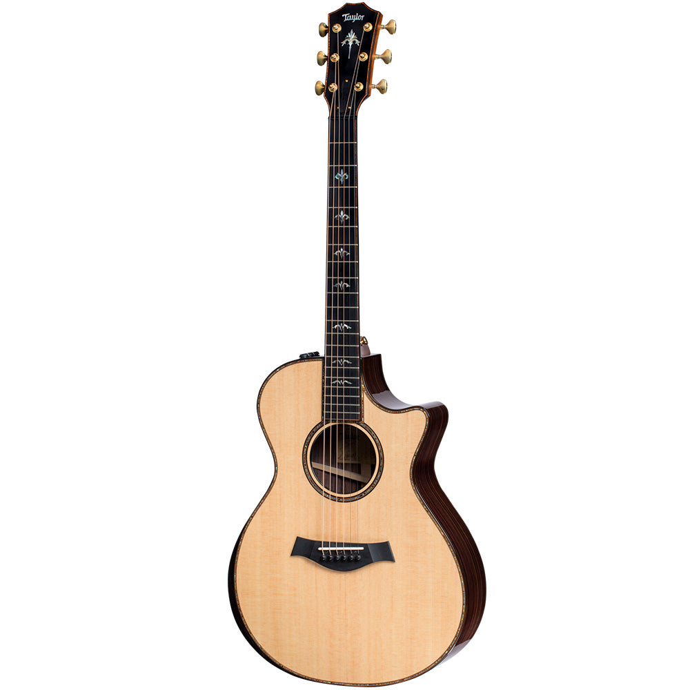 Taylor Guitars 912ce, Indian Rosewood Back and Sides, West African Crelicam Ebony Fretboard, Expression System ® 2 Electronics, Venetian Cutaway with Taylor Deluxe Hardshell Brown Case