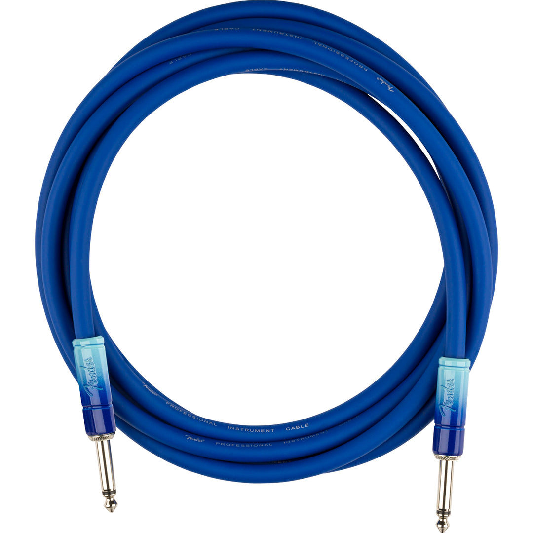 Fender Ombre 10’ Guitar Cable - Belair Blue
