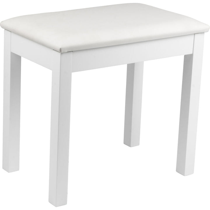 Gator Traditional Wooden Piano Bench - White