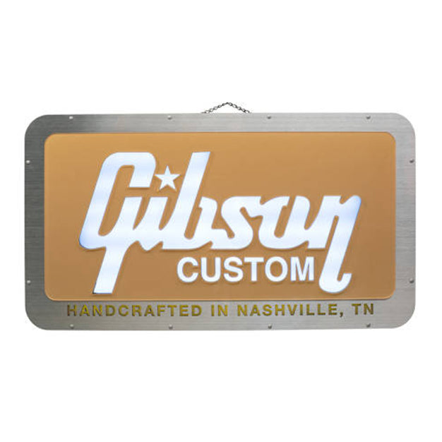 GIBSON CUSTOM LOGO LED