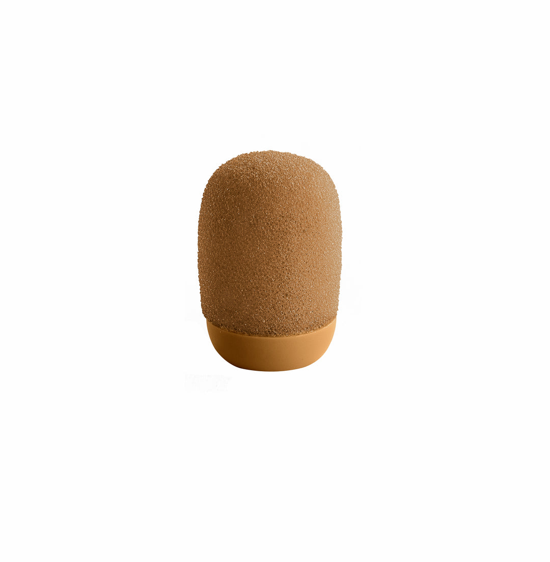 Shure Snap-fit windscreen for UL4 lavalier microphones - Cocoa