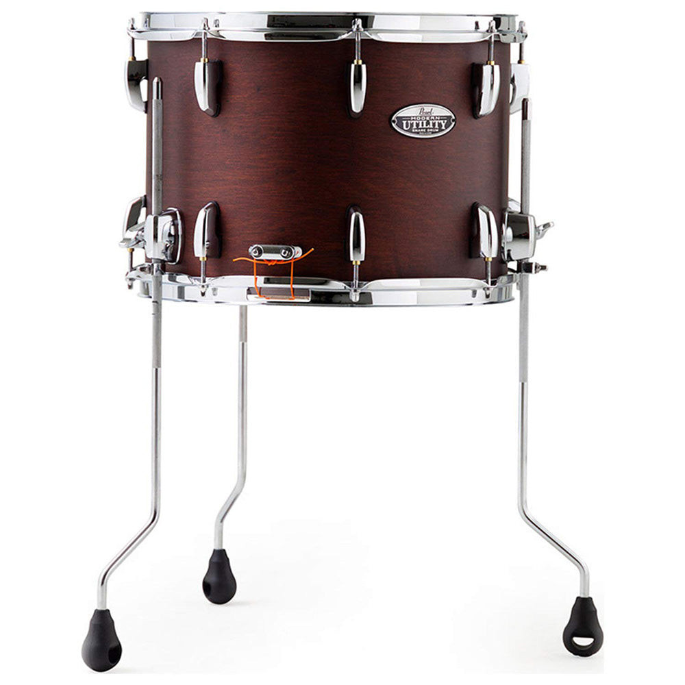 Pearl MUS1410FMC220 Modern Utility 14”x10” Maple Floor Snare - Satin Mahogany