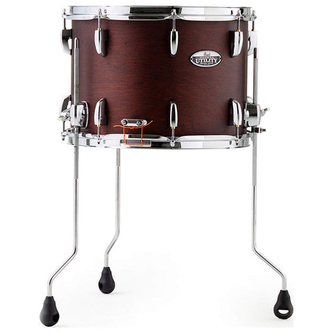 Pearl MUS1410FMC220 Modern Utility 14”x10” Maple Floor Snare - Satin  Mahogany