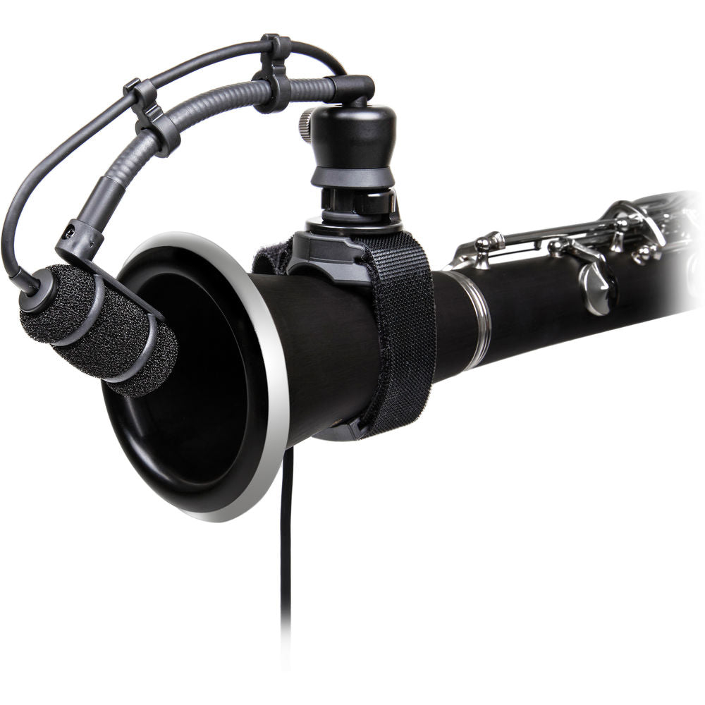 Audio-Technica ATM350 Cardioid Condenser Instrument Microphone 5” Gooseneck w/ Woodwind Mount
