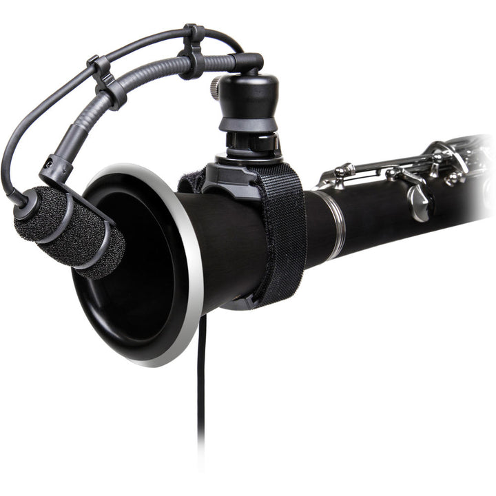 Audio-Technica ATM350 Cardioid Condenser Instrument Microphone 5” Gooseneck w/ Woodwind Mount