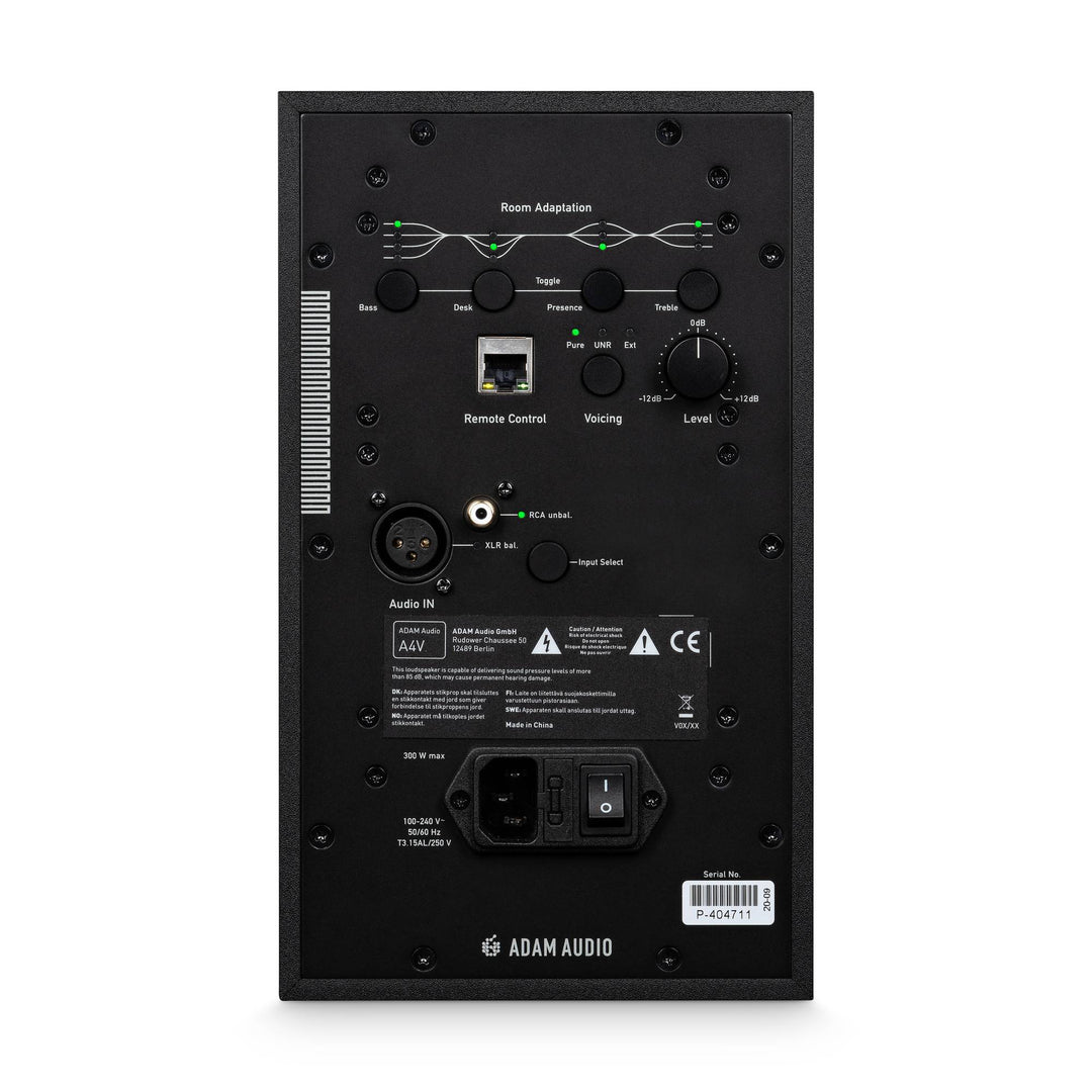 Adam A4V - Nearfield Monitor, 2-way, 4" woofer