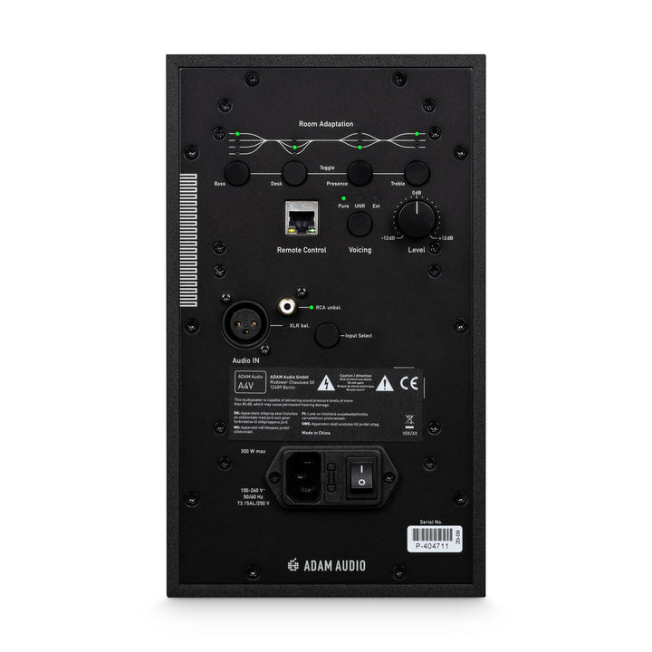 Adam A4V - Nearfield Monitor, 2-way, 4" woofer