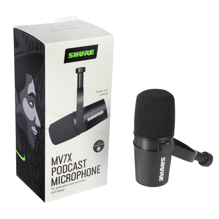 Shure MV7X Podcast XLR Microphone