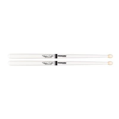 Promark PBSC-WHT -Promark Stephen Creighton Signature Painted White Pipe Band Drumsticks