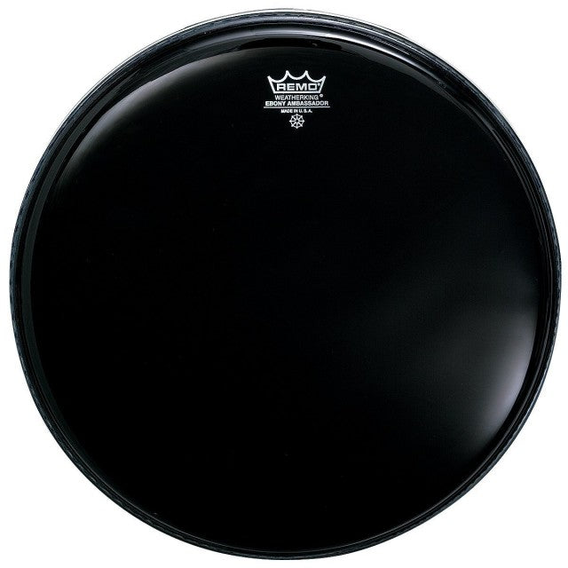 Remo ES-1020-00 - 20'' Bass, Ambassador, Ebony 20'' Bass, Ambassador, Ebony