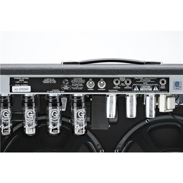 Fender '65 Twin Reverb Guitar Combo Amplifier - Black & Silver