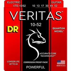 DR Strings VTE-10/52 (Big n Heavy) - VERITAS w/A.C.T Electric: 10, 13, 17, 30, 44, 52