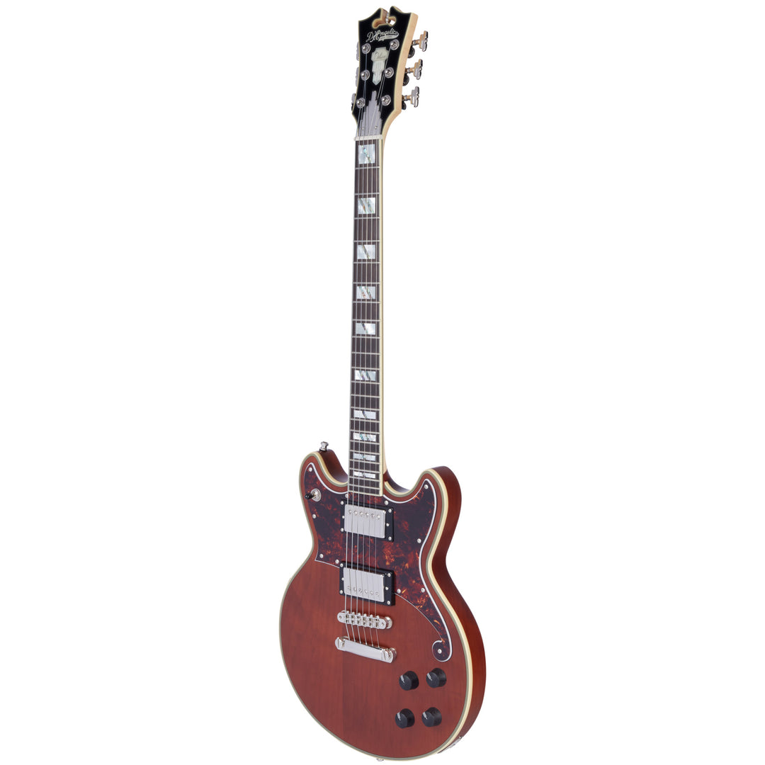 D'Angelico Deluxe Brighton Electric Guitar - Matte Walnut