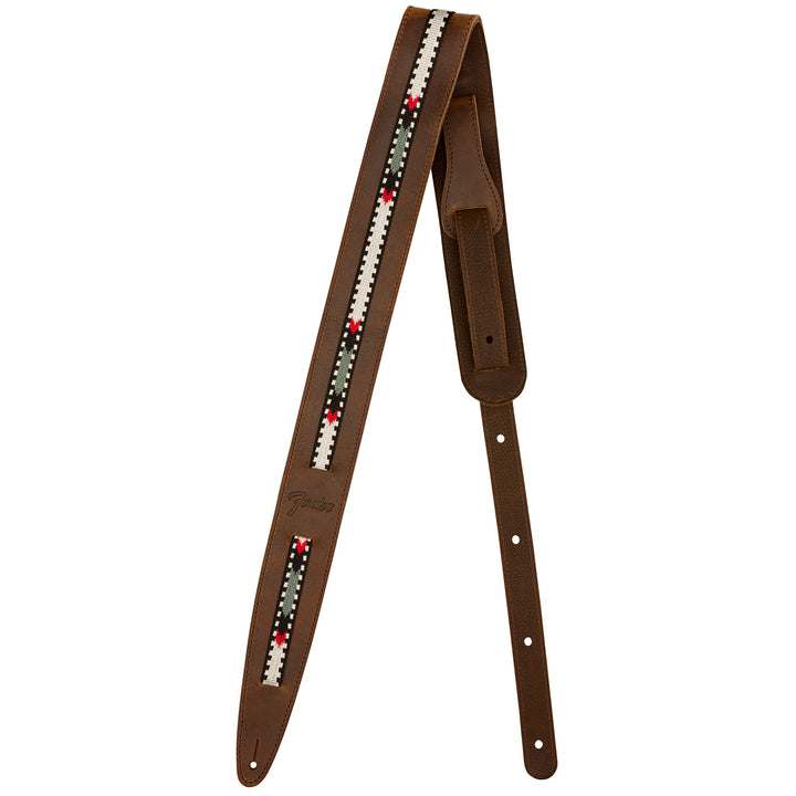 Fender Paramount Acoustic Leather Guitar Strap - Brown