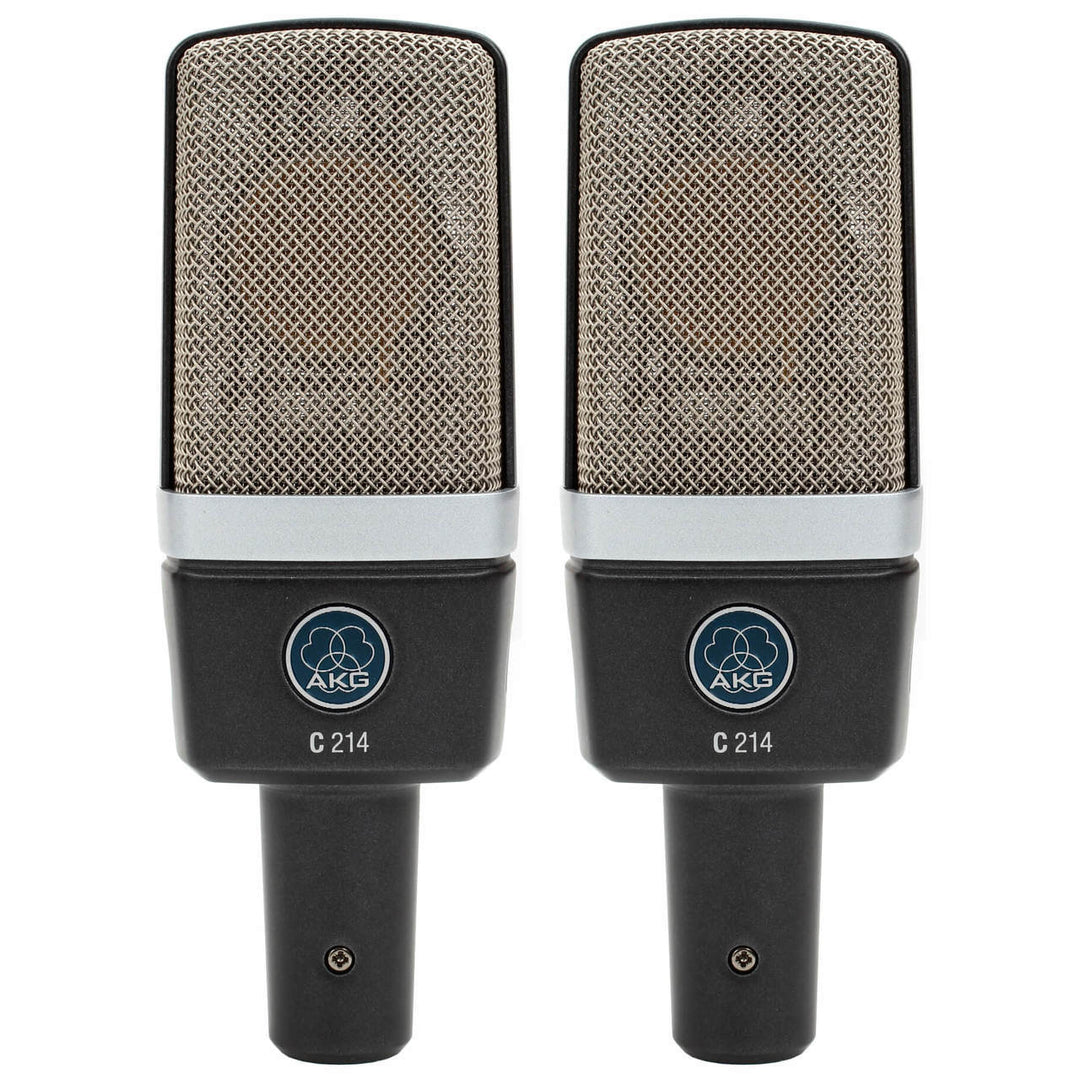 AKG C214 Stereo Set Matched Pair of C214 Microphone