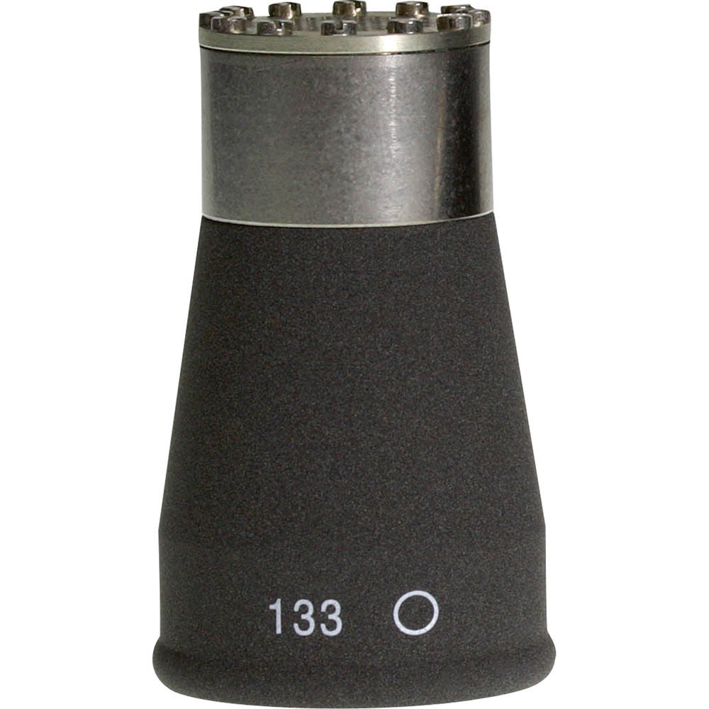Neumann KK 133 Omnidirectional diffuse-field capsule head in woodbox, nickel. Compatible with KM A (analog) or KM D (digital) output stages.