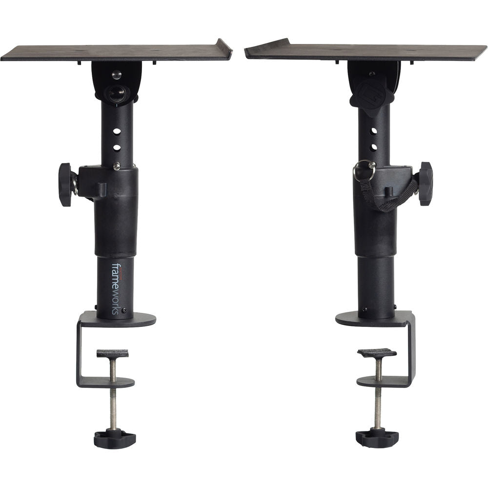 Gator Framework Desktop Studio Monitor Clamp-On Stands - Pair