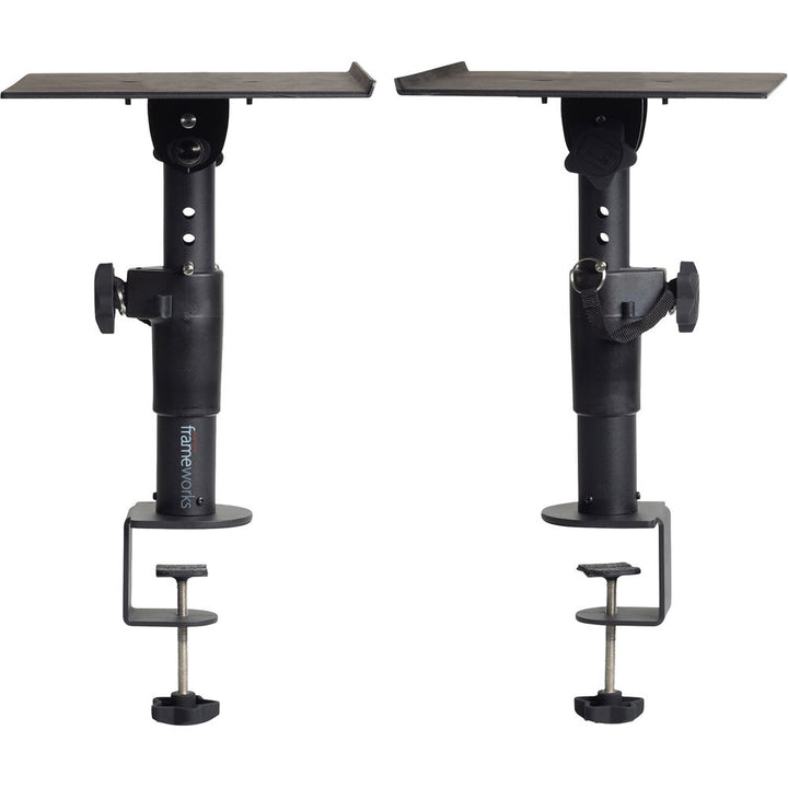 Gator Framework Desktop Studio Monitor Clamp-On Stands - Pair