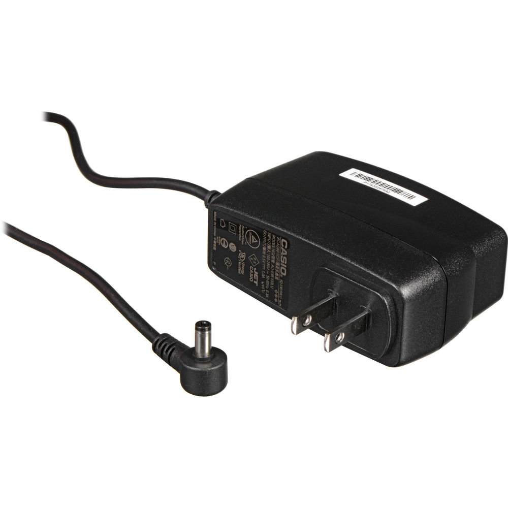 Casio ADE95100B Replacement 9.5V Power Supply for SA CTK  LK  WK  XW Series Keyboards