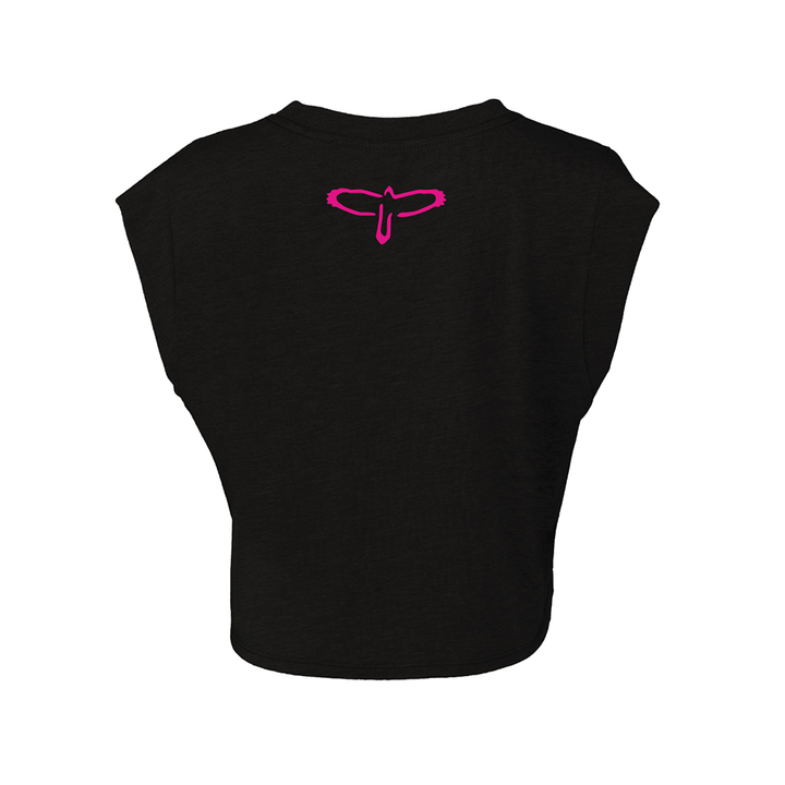 PRS Women's Sleeveless Jersey, Block Logo - Black