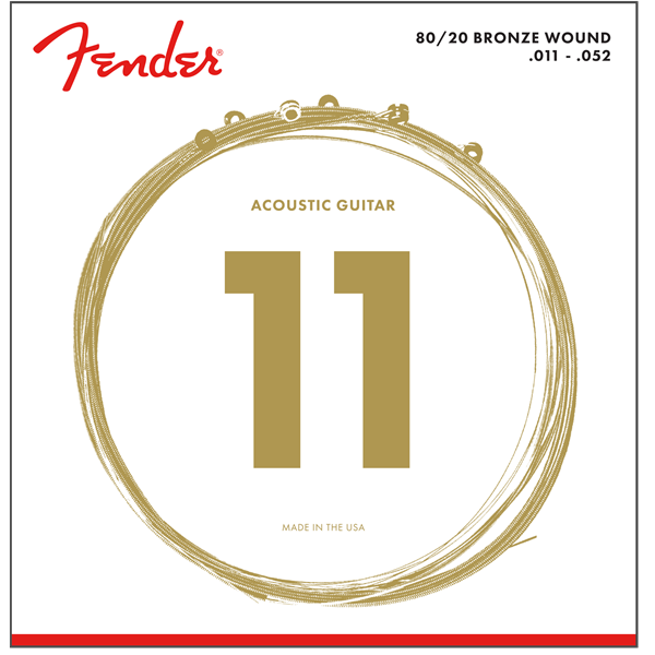 Fender 80/20 Bronze Acoustic Strings