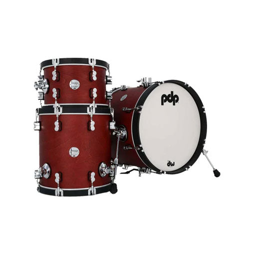 PDP Concept Maple Classic 3-Piece Shell Pack (9x13 No STM, 16x16FT, 14x26 Kick) - Ox Blood Stain