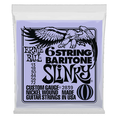 Ernie Ball 2839EB 6 STRING BARITONE SLINKY 13-72