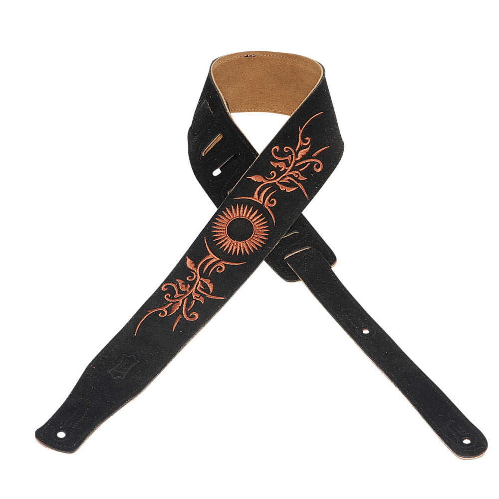 Levy's MS26E-005 Suede Leather Guitar Straps
