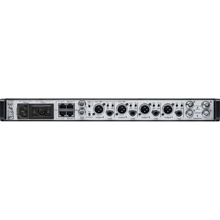 Shure AD4Q-DC Axient Digital Four-Channel Wireless Receiver with DC Power Module (A: 470 to 636 MHz)
