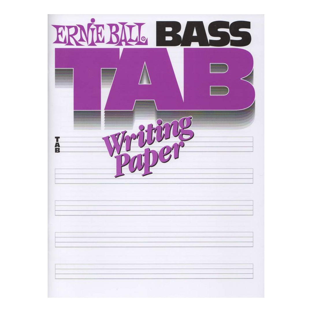 Ernie Ball Method Book - Bass TAB Writing Paper - 7 Stave - 48 page