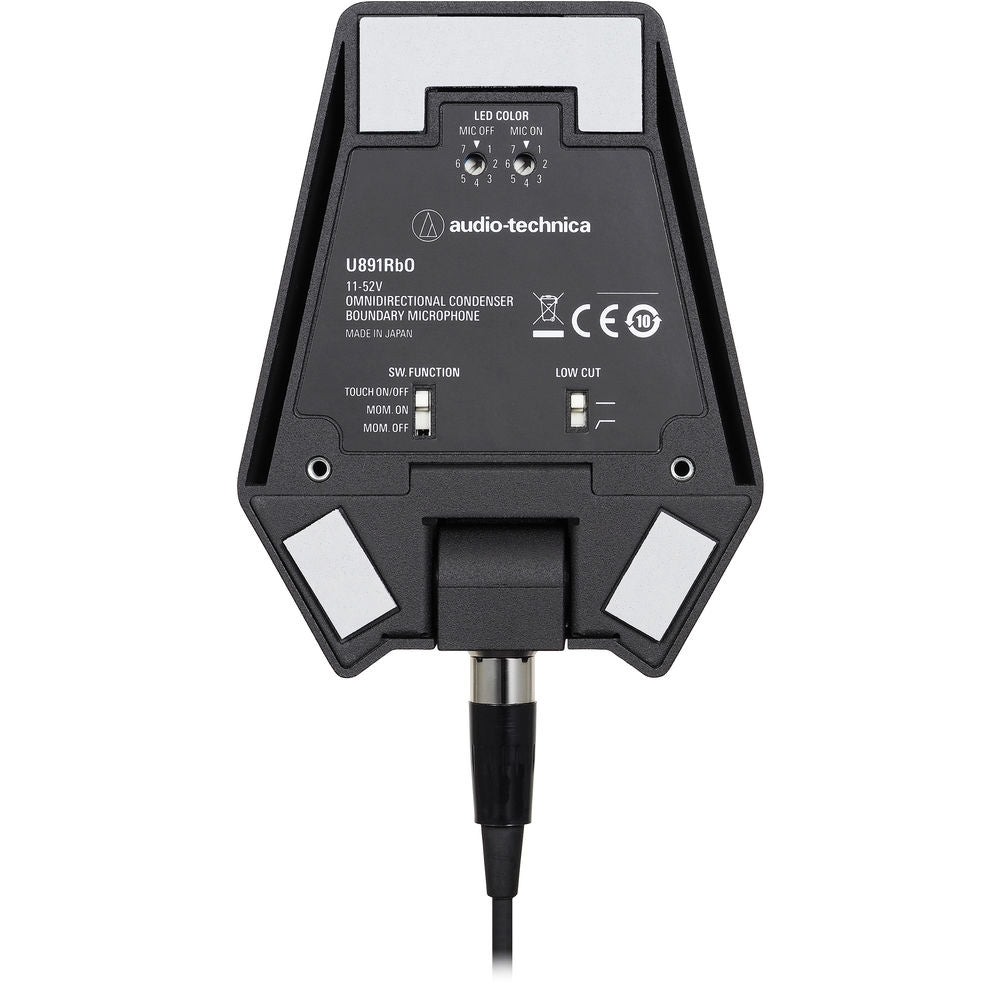 Audio-Technica U891RbO Omnidirectional Condenser Boundary Microphone w/ Switch and RGB LED