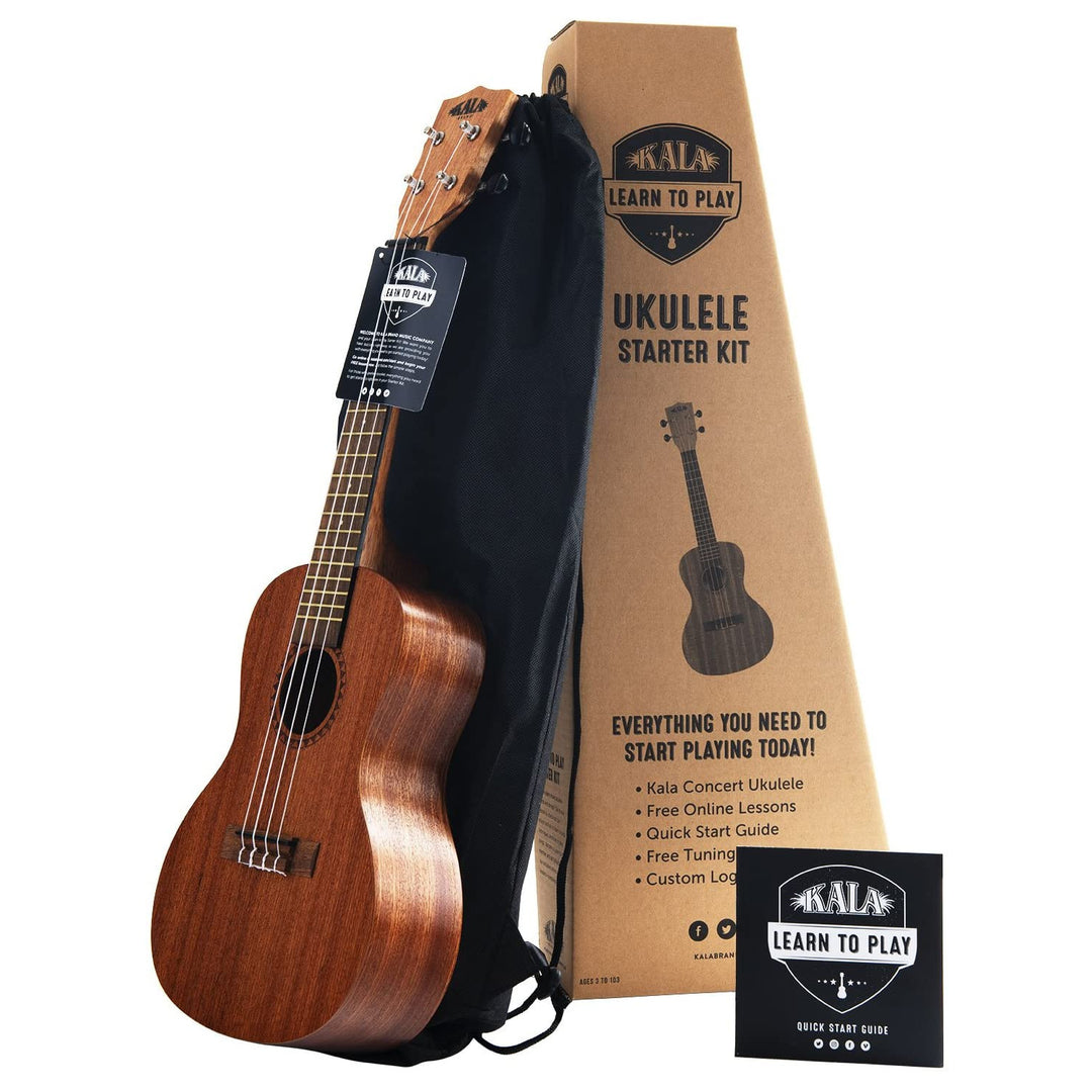 Kala KALA-LTP-C Learn To Play Concert Ukulele Starter Kit - Standard