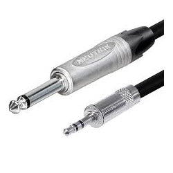 Digiflex NKP-6 - 6 Foot Mono Split Adapter - Phone to 1/8 Mini TRS Plug