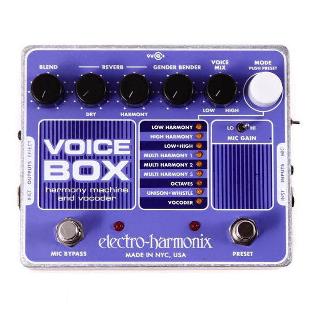 Electro-Harmonix VOICE BOX Harmony Machine and Vocoder