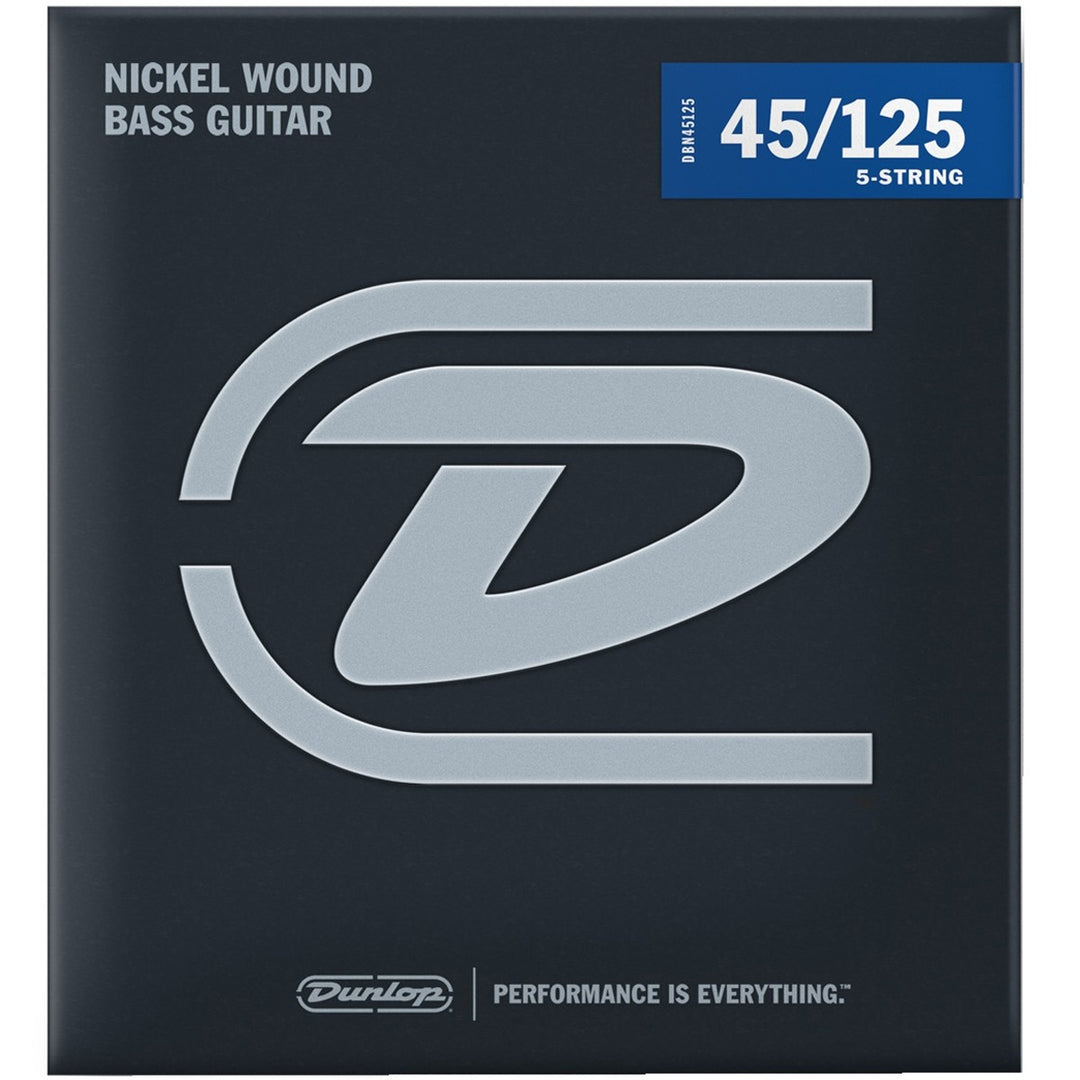 Dunlop DBN45125 Bass Nickel Steel M 5 string set 45-125