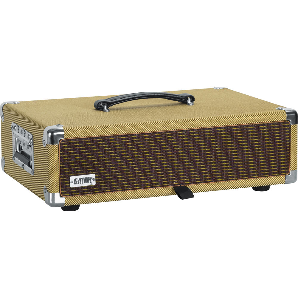 Gator Vintage Amp Vibe Rack Case (2U) - Tweed