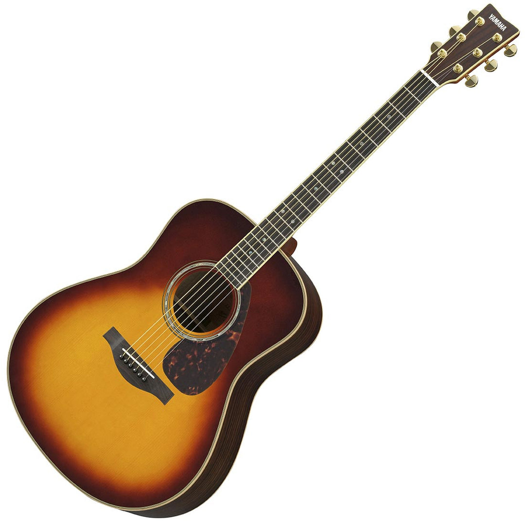 Yamaha LL16ARE BS Original Jumbo 6-String RH Acoustic Electric Guitar with Gig Bag-Brown Sunburst