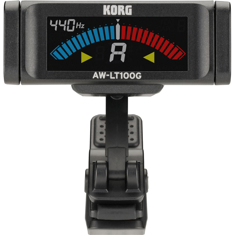 Korg AWLT100G Chromatic Clip-On Tuner for Guitar - Black