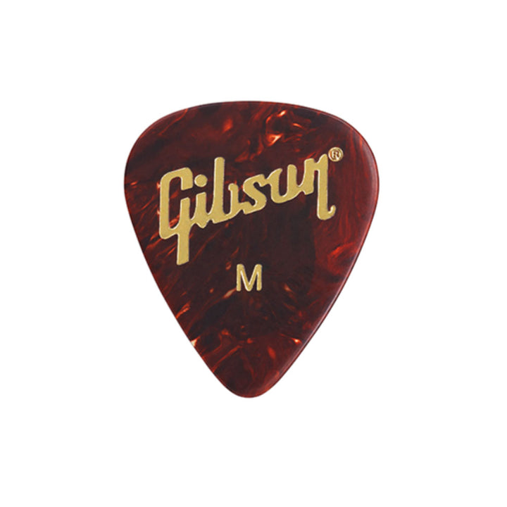 Gibson GG-74MT/12 Standard Pick MEDIUM - Tortoise Shell (12 Pack)