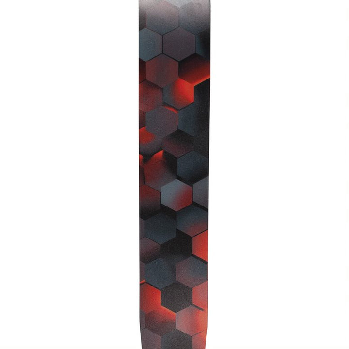 D'Addario Eco-Comfort Strap Line Extensions 2.5 PRINTED LTH, RED HEX