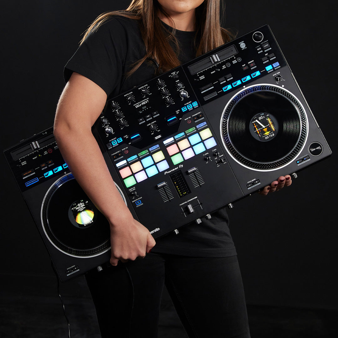 Pioneer DJ DDJ-REV7 Scratch-Style 2-Channel Professional DJ Controller for Serato DJ Pro - Black